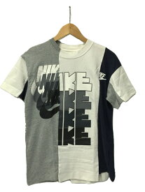 【中古】NIKE◆19AW/REBUILD TEE/再構築Tシャツ/S/コットン/WHT/CD6310-711【メンズウェア】