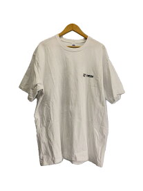 【中古】RADIALL◆Tシャツ/XL/コットン/WHT/無地/RAD-23SS-TEE011【メンズウェア】