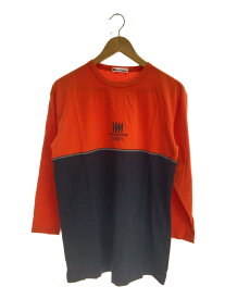 【中古】ISSEY MIYAKE◆miyakedesignstudio/長袖Tシャツ/9M/コットン/ORN【メンズウェア】