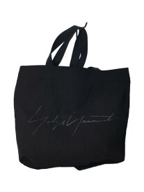 【中古】YOHJI YAMAMOTO◆画と機 朝倉優佳/トートバッグ/--/BLK/色ヤケ有//【バッグ】