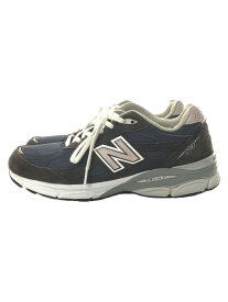 【中古】NEW BALANCE◆990v3/USA製/ローカットスニーカー/27cm/NVY/M990NB3【シューズ】