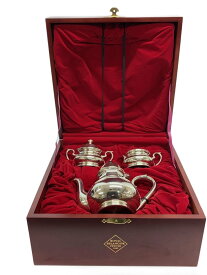 【中古】Royal Selangor◆ティーセット/洋食器その他/3点セット/SLV【キッチン用品】