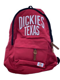 【中古】DICKIES◆リュック/レッド/無地/TEXAS【バッグ】