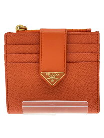 【中古】PRADA◆2つ折り財布/--/ORN/無地/レディース【服飾雑貨他】