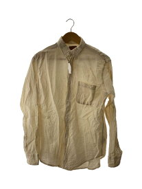 【中古】BROWN by 2-tacs◆長袖シャツ/--/ウール/BEG/無地【メンズウェア】