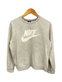 【中古】NIKE◆スウェット/L/コットン/SLV/無地/930906-050/ナイキ【レディースウェア】