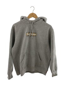 【中古】Supreme◆22SS/Burberry Box Logo Hooded Sweatshirt/パーカー/S/コットン/GRY【メンズウェア】