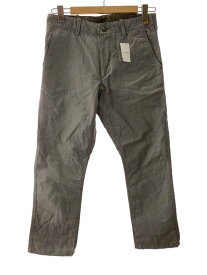 【中古】BROWN by 2-tacs◆ストレートパンツ/--/ウール/GRY/無地【メンズウェア】