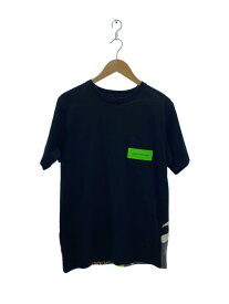 【中古】uniform experiment◆17SS/BACK END PANEL POCKET TEE/Tシャツ/2/コットン/BLK/UE-170025【メンズウェア】