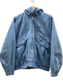 【中古】Supreme◆hooded utility jacket/25aw/S/コットン/BLU/【メンズウェア】