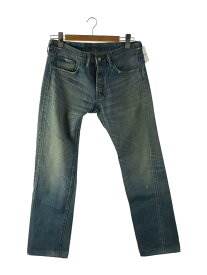 【中古】Denime◆ストレートパンツ/34/コットン/IDG//【メンズウェア】