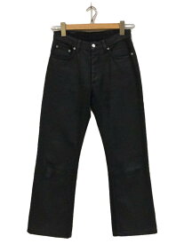 【中古】Helmut Lang◆本人期/Coated Black Denim/26/コットン/BLK【メンズウェア】