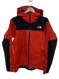 【中古】THE NORTH FACE◆CLIMB LIGHT JACKET_クライムライトジャケット/M/ポリエステル/RED【メンズウェア】