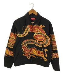 【中古】Supreme◆18AW/Dragon Work Jacket/S/コットン/BLK/18AW/Dragon Work Jacket//【メンズウェア】
