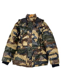 【中古】MONCLER◆SAUTERNE/ダウンジャケット/O/ナイロン/カーキ/カモフラ/44380/50/68931【メンズウェア】