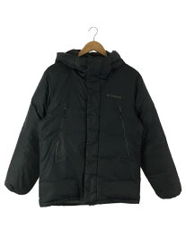 【中古】Columbia◆M/ナイロン/BLK/218 PM5608/BIG RIB MOUNTAIN DOWN JACKET【メンズウェア】