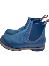 【中古】RED WING◆サイドゴアブーツ/UK7/ブラック/フェイクレザー/2918/USA製【シューズ】