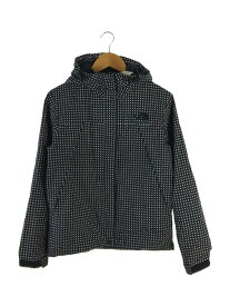 【中古】THE NORTH FACE◆NOVELTY SCOOP JACKET_ノベルティースクープジャケット/L/ナイロン/NVY/ドット【レディースウェア】