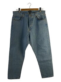 【中古】STUSSY◆ボトム/34/コットン/IDG/BIG OL JEANS【メンズウェア】