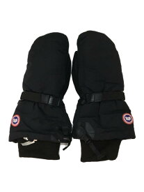 【中古】CANADA GOOSE◆手袋/ナイロン/BLK/メンズ/5158M【服飾雑貨他】