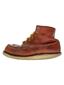 【中古】RED WING◆レッドウィング/レースアップブーツ/BRW/レザー/犬タグ【シューズ】