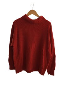 【中古】LANVIN en Bleu◆セーター(厚手)/38/ウール/RED【レディースウェア】