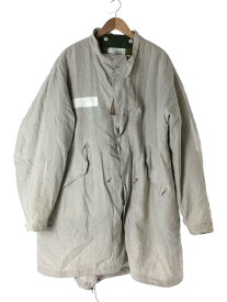 【中古】TODAY edition◆モッズコート/L/リネン/BEG/LINEN MODS COAT/ヴィンテージライナー付属【メンズウェア】