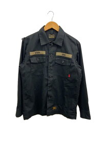 【中古】WTAPS◆16SS BUDS LS/SHIRT COPO/2/コットン/BLK/無地/161GWDT-SHM02//【メンズウェア】