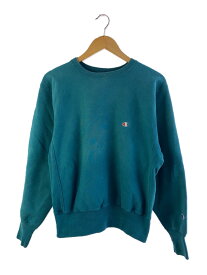 【中古】Champion◆スウェット/M/コットン/無地/90s/RW/USA製/色褪せ有【レディースウェア】