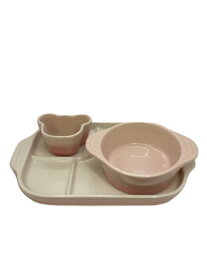 【中古】LE CREUSET◆洋食器その他/3点セット/PNK【キッチン用品】