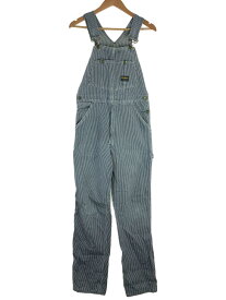 【中古】OshKosh B’Gosh◆オーバーオール/30/デニム/インディゴ/ストライプ【メンズウェア】