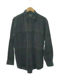 【中古】PENDLETON◆長袖シャツ/M/ウール/PUP/チェック【メンズウェア】