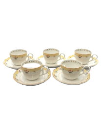 【中古】Noritake◆ノリタケ/カップ&ソーサー/10点セット/イエロー/Y7613/9438/トゥルーラブサラロンセット【キッチン用品】