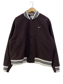 【中古】NIKE◆AU VARSITY JKT/スタジャン/XL/ウール/BRW/DQ5011-203/タグ付き【メンズウェア】