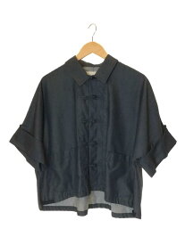 【中古】ZUCCa◆半袖シャツ/M/ポリエステル/NVY/ZU21FO143【レディースウェア】