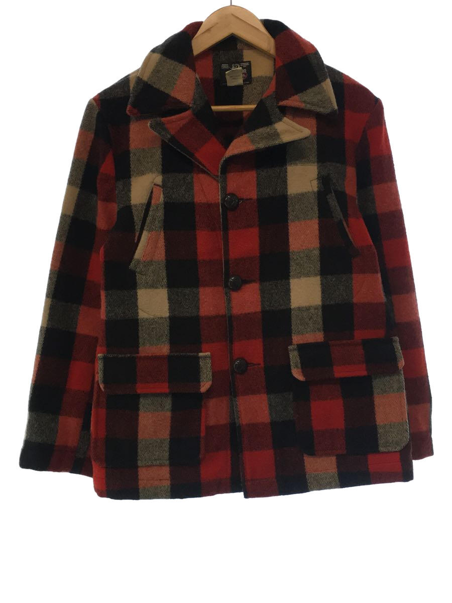 Johnson Woolen Mills Thick Wool Jacket/S/Wool/Red Men'S Wear | eBay