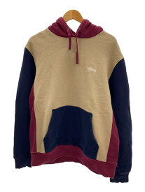 【中古】STUSSY◆パーカー/L/コットン/マルチカラー【メンズウェア】