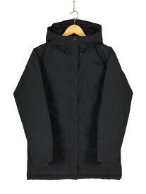 【中古】THE NORTH FACE◆MAKALU DOWN COAT_マカルダウンコート/L/ナイロン/BLK【レディースウェア】