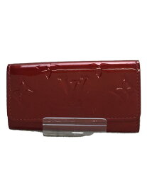 【中古】LOUIS VUITTON◆ミュルティクレ4_モノグラム・ヴェルニ_RED/エナメル/RED/モノグラム/レディース【服飾雑貨他】