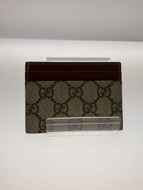 【中古】GUCCI◆カードケース/PVC/GRY/メンズ/233166 2134/GGスプリームキャンバス/箱有【服飾雑貨他】