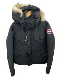 【中古】CANADA GOOSE◆RUSSELL PARKA/S/ナイロン/BLK/2301JM/ヨゴレアリ【メンズウェア】