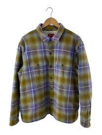 【中古】Supreme◆22AW/Shearling Lined Flannel Shirt/ネルシャツ/L/コットン/マルチカラー【メンズウェア】