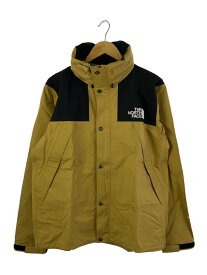 【中古】THE NORTH FACE◆MOUNTAIN RAINTEX JACKET_マウンテンレインテックスジャケット/L/ナイロン/BEG/無地【メンズウェア】