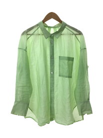 【中古】UNITED ARROWS green label relaxing◆長袖シャツ/--/--/GRN/シアー/3611-199-1846【レディースウェア】