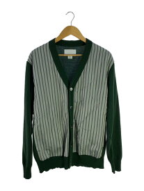 【中古】nanamica◆Hybrid Cardigan/カーディガン(薄手)/M/ウール/グリーン/無地/SUAF282【メンズウェア】