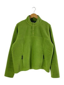 【中古】L.L.Bean◆フリースジャケット/M/ポリエステル/GRN/無地【メンズウェア】