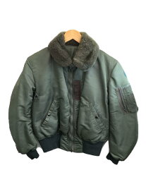 【中古】U.S.AIR FORCE◆フライトジャケット/--/ナイロン/KHK/50s/B-15D/CROWNシッパー//【メンズウェア】