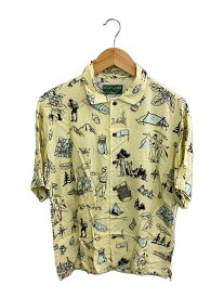 【中古】BROWN by 2-tacs◆半袖シャツ/M/レーヨン/IVO/B21-S004//【メンズウェア】