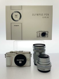【中古】OLYMPUS◆デジタル一眼カメラ OLYMPUS PEN E-PL10 EZダブルズームキット [ホワイト]【カメラ】