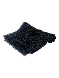 【中古】Altea◆ストール/ウール/BLK/総柄/レディース【服飾雑貨他】